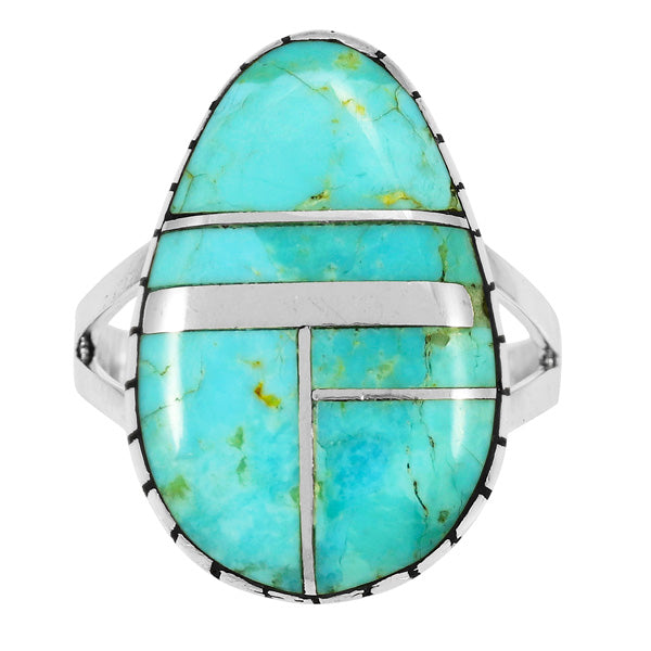 Turquoise Ring Sterling Silver R2411-C05