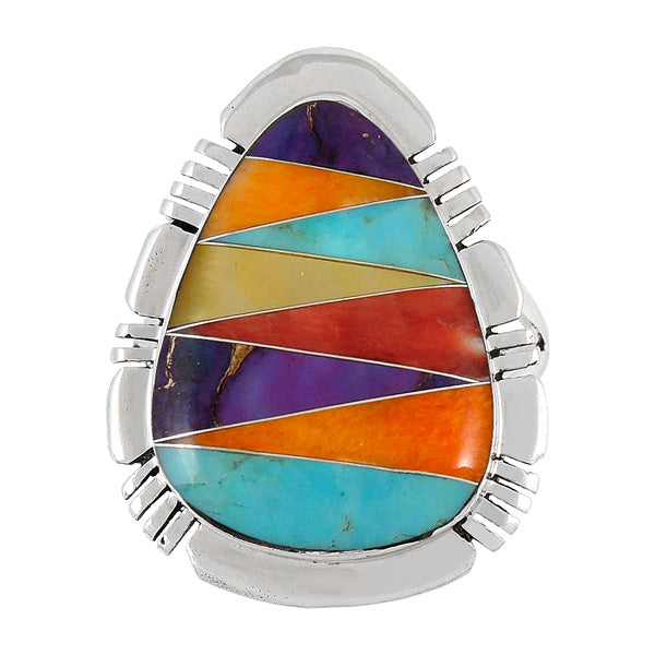 Multicolor Ring Sterling Silver R2412-C01