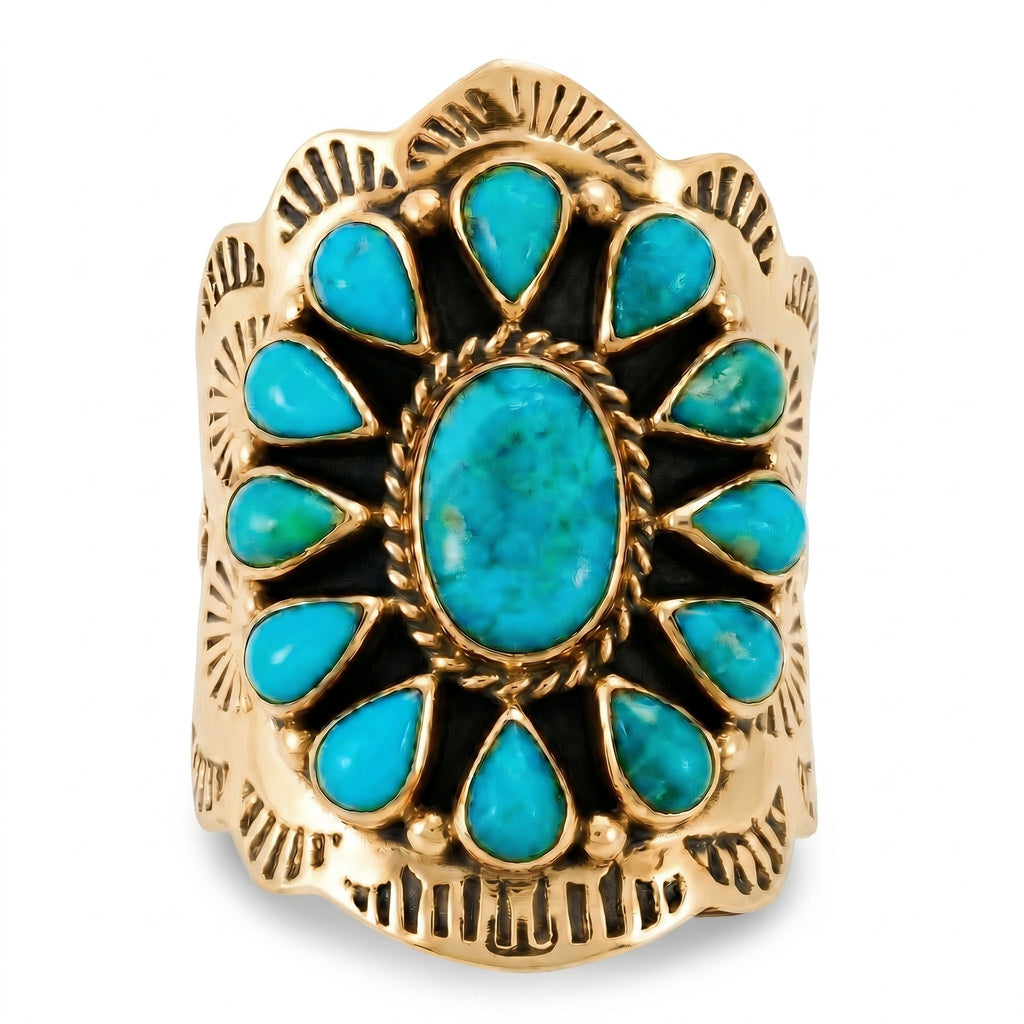 Turquoise Ring GoldCopper™ R2413-GB-C75