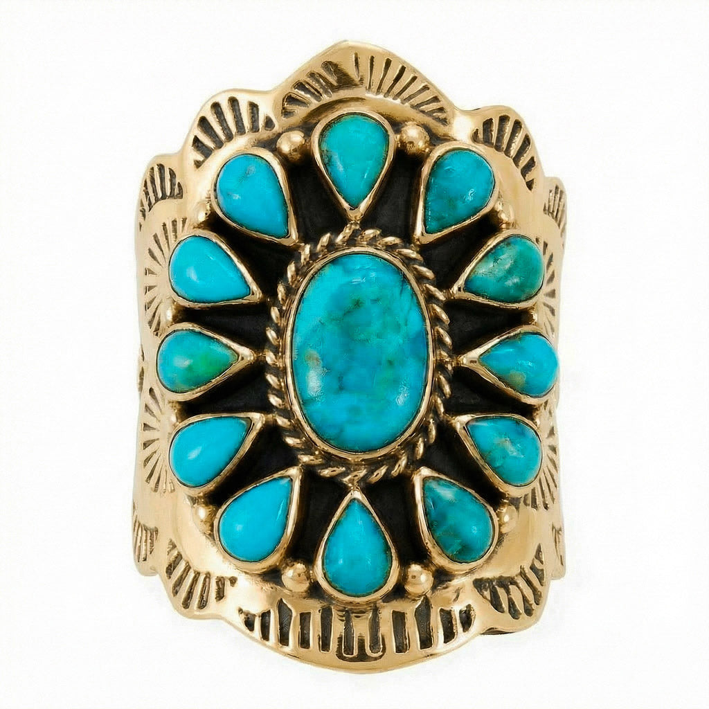 Turquoise Ring GoldCopper™ R2413-GB-C75