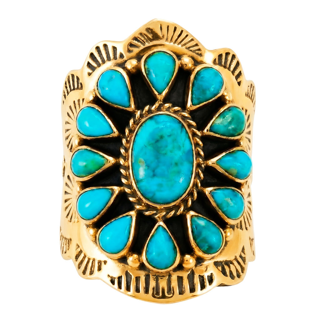 Turquoise Ring GoldCopper™ R2413-GB-C75