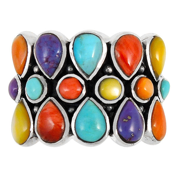 Multicolor Ring Sterling Silver R2415-C71