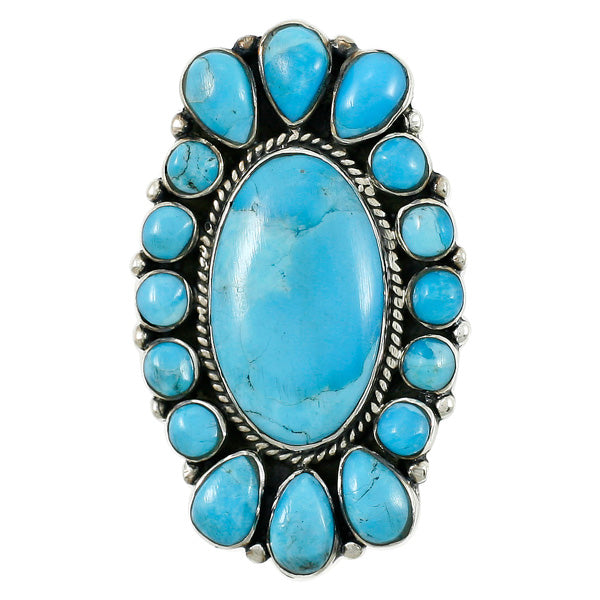 Turquoise Ring Sterling Silver R2418-C75