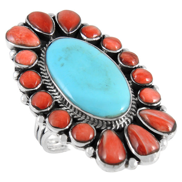 Multicolor Ring Sterling Silver R2418-C85