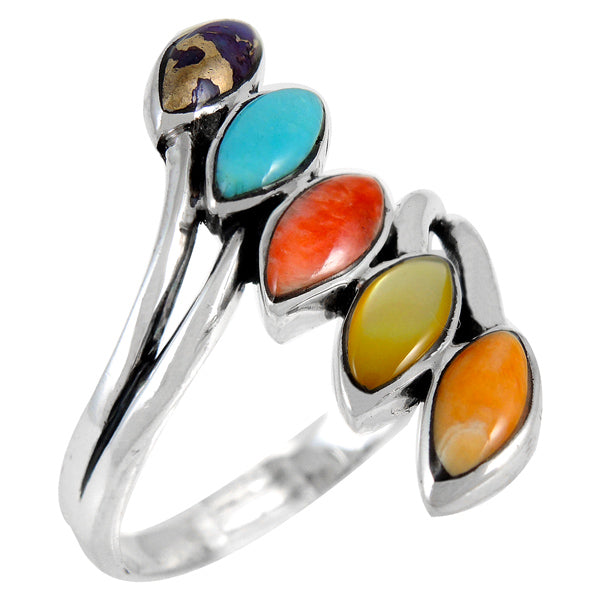 Multicolor Ring Sterling Silver R2420-C71