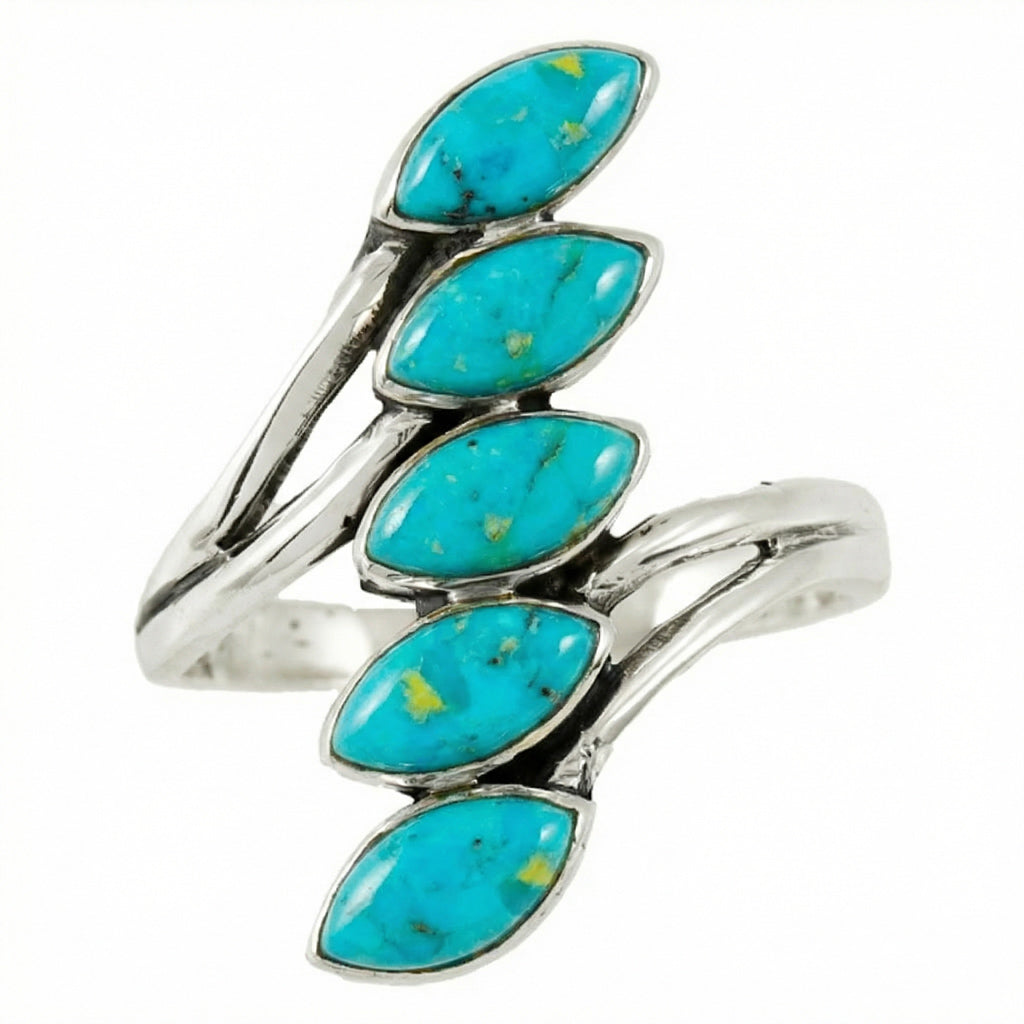 Turquoise Ring SilverBronzé R2420-SB-C75
