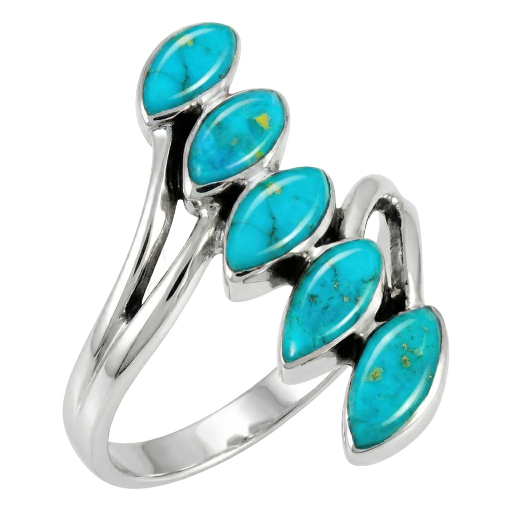 Turquoise Ring SilverBronzé R2420-SB-C75