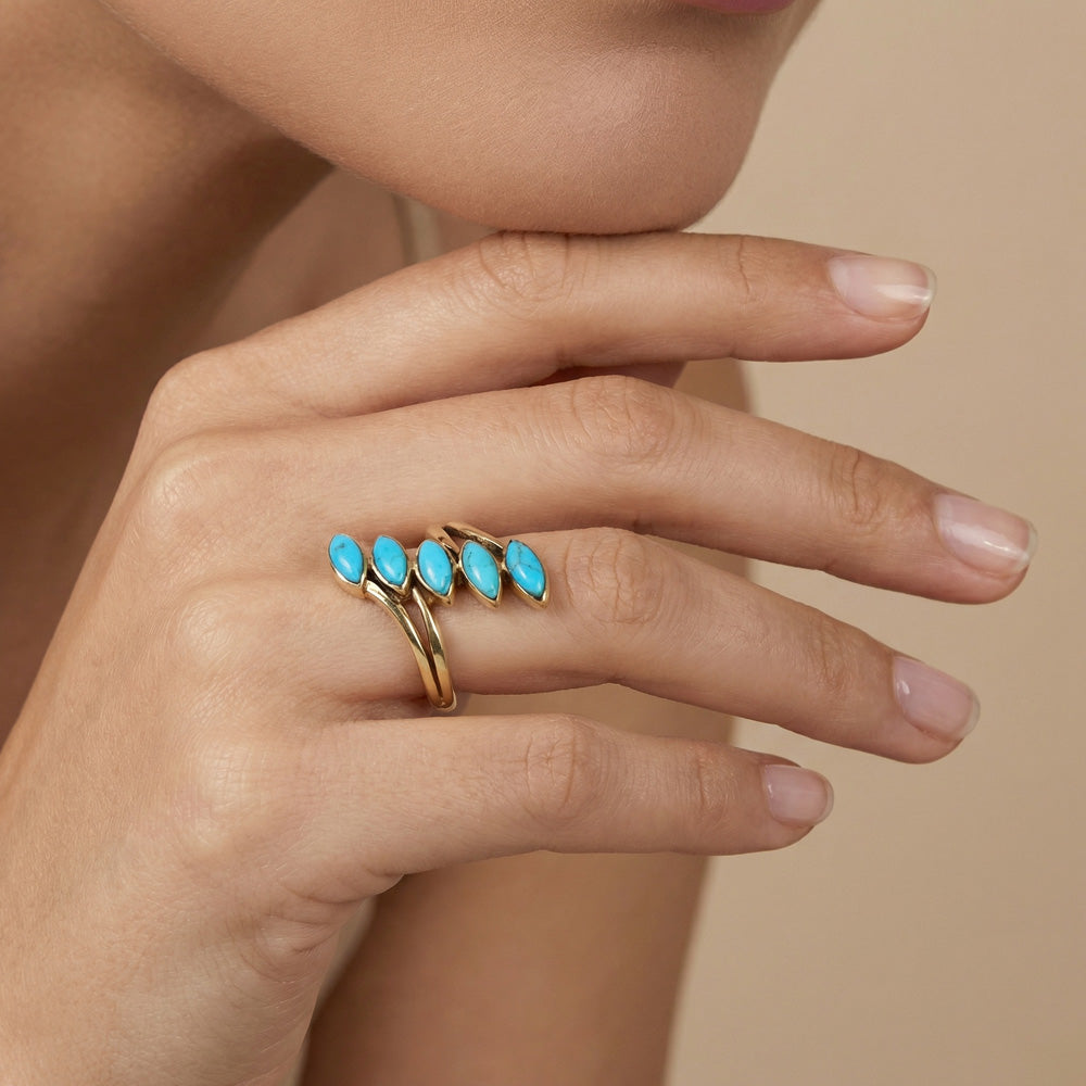 Turquoise Ring GoldCopper™ R2420-GB-C75