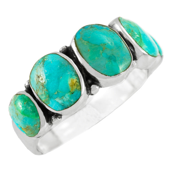 Turquoise Ring Sterling Silver R2421-C75