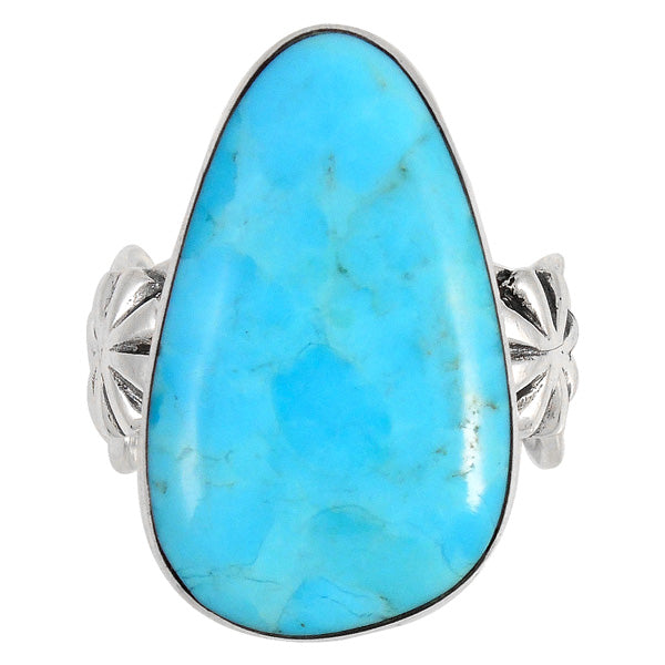 Turquoise Ring Sterling Silver R2423-C75