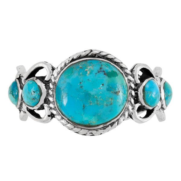 Turquoise Ring Sterling Silver R2424-C75