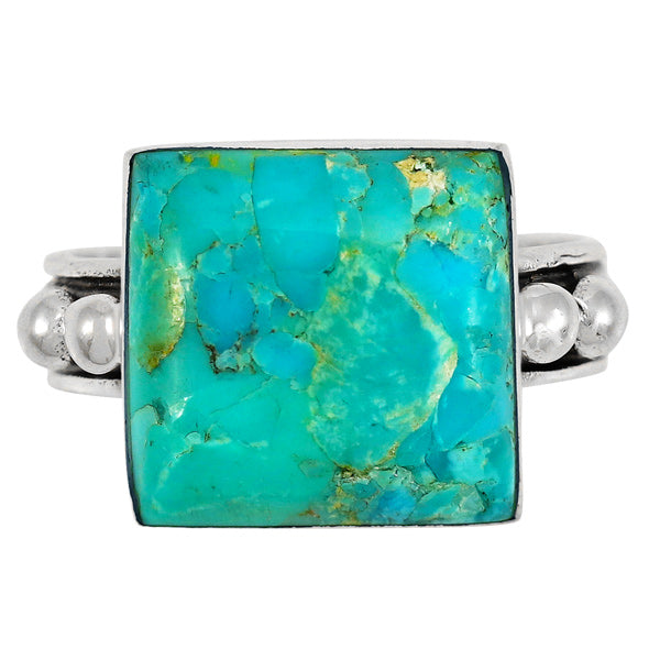 Turquoise Ring Sterling Silver R2425-C75