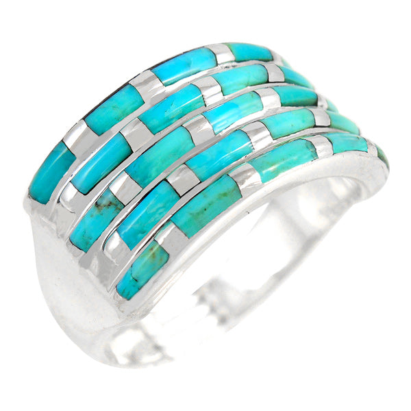 Turquoise Ring Sterling Silver R2426-C75