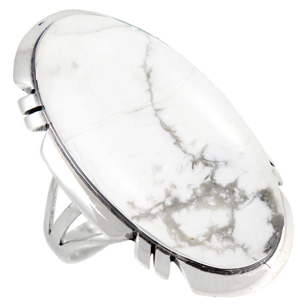 Howlite Ring Sterling Silver R2429-C103