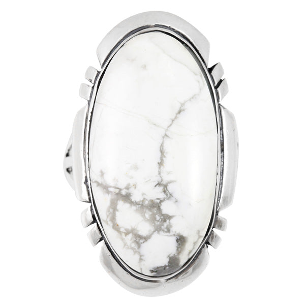 Howlite Ring Sterling Silver R2429-C103