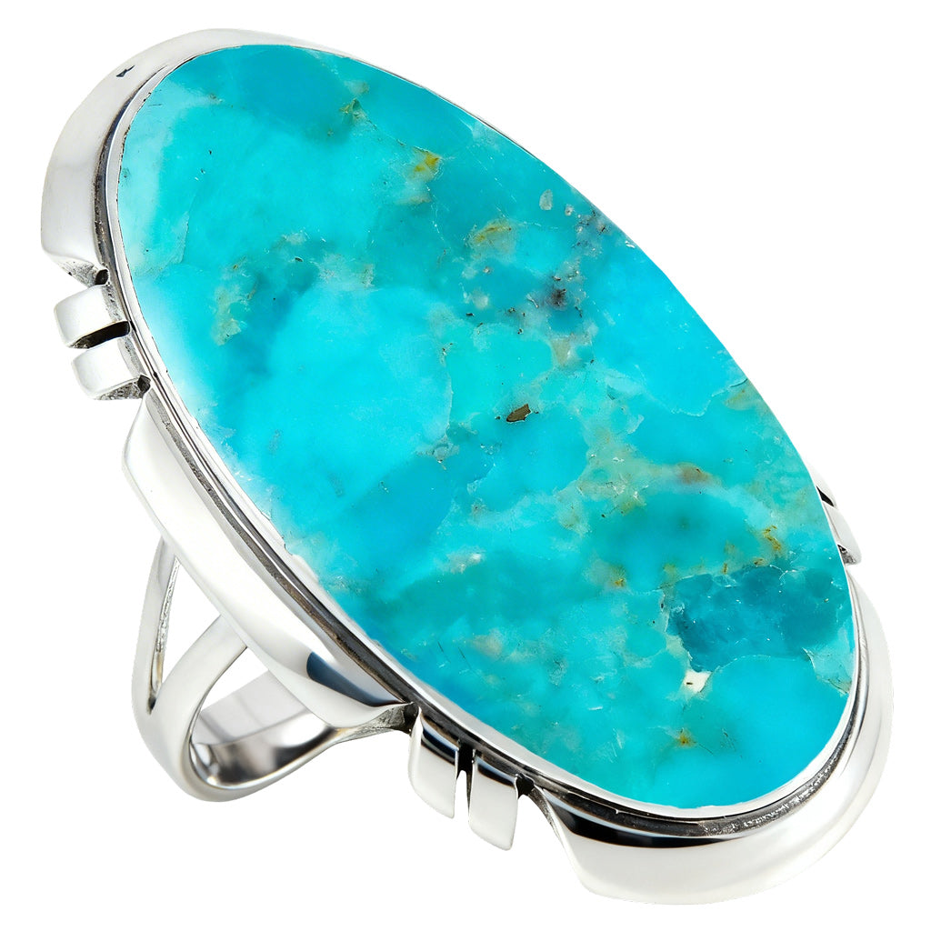 Turquoise Ring Sterling Silver R2429-C75