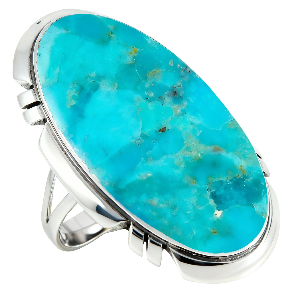 FINAL CLEARANCE - Turquoise Ring SilveryCopper™ R2429-SB-C75