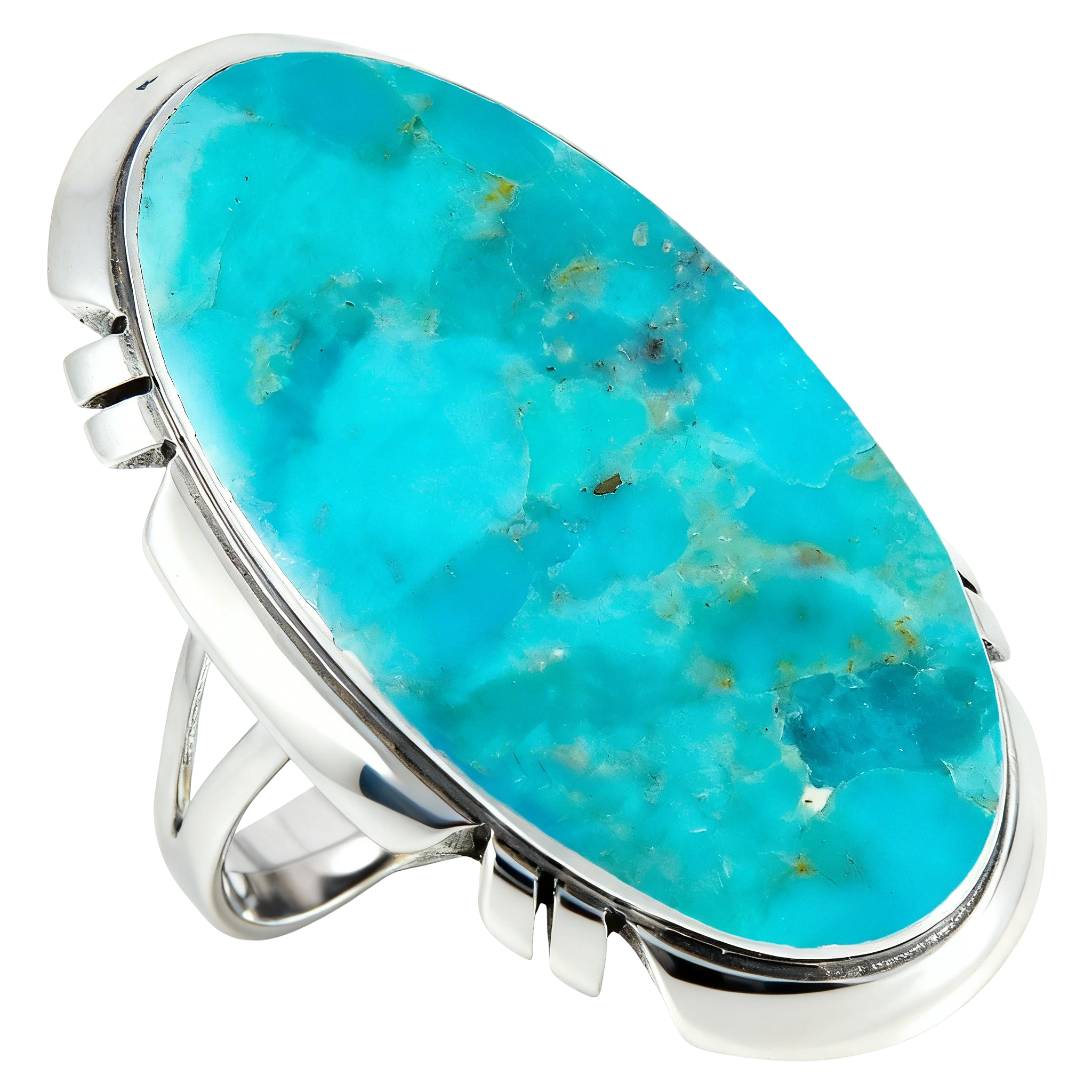 FINAL CLEARANCE - Turquoise Ring SilveryCopper™ R2429-SB-C75