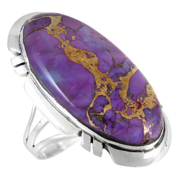 Purple Turquoise Ring Sterling Silver R2429-C77