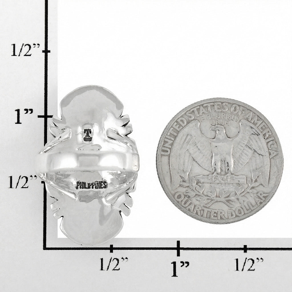 Turquoise Ring Sterling Silver R2429-C75