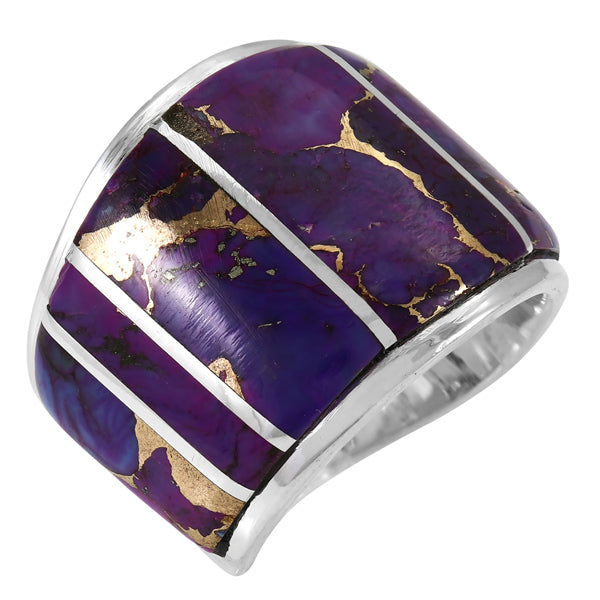 Purple Turquoise Ring Sterling Silver R2432-C07
