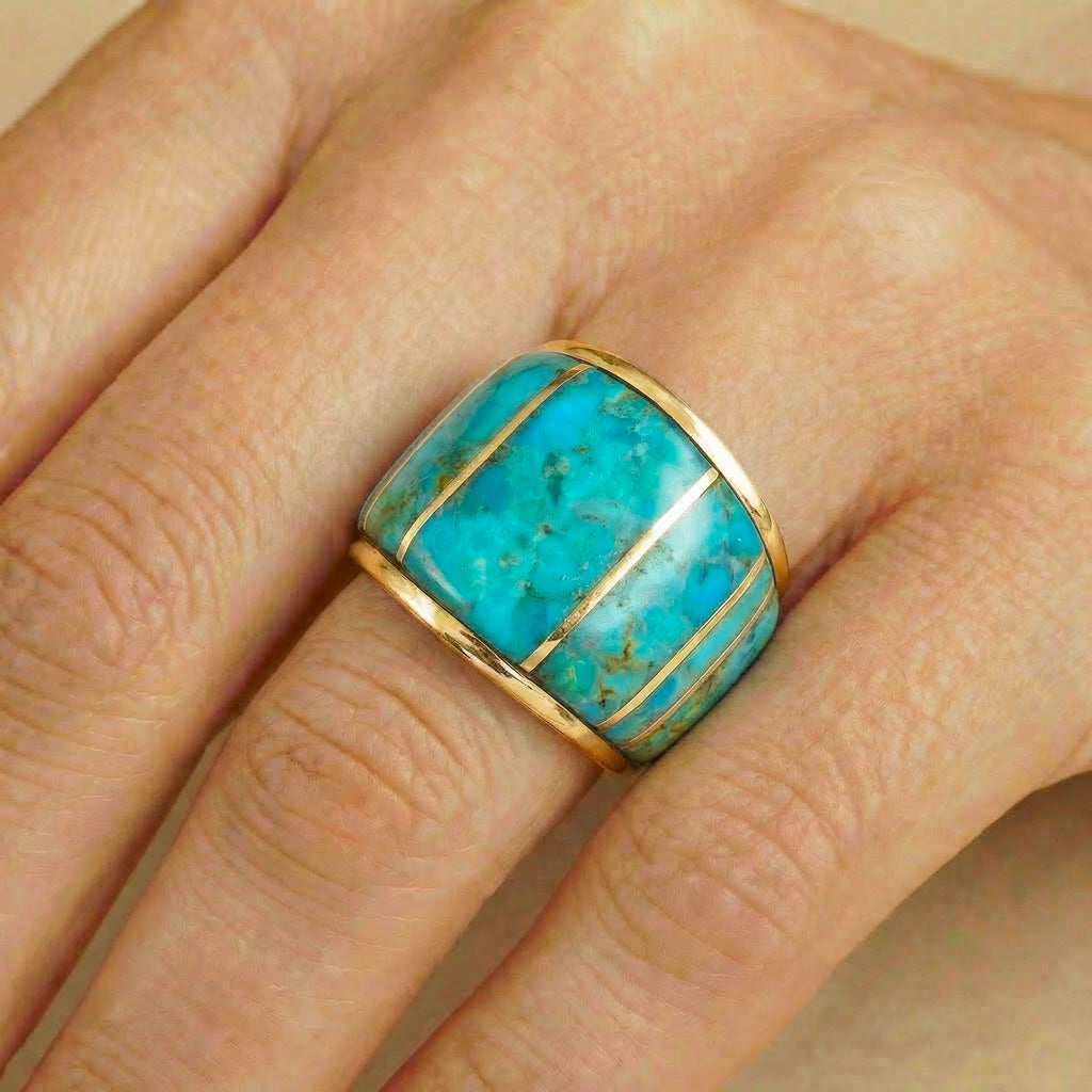 Turquoise Ring GoldCopper™ R2432-GB-C05