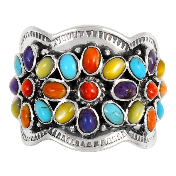Multicolor Ring Sterling Silver R2433-C71