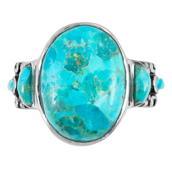 Turquoise Ring Sterling Silver R2434-C75