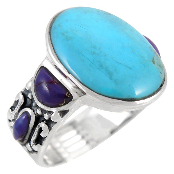 Multicolor Ring Sterling Silver R2434-C96
