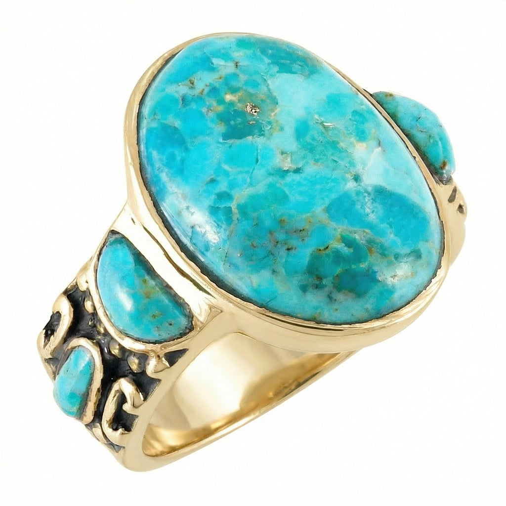 Turquoise Ring GoldCopper™ R2434-GB-C75