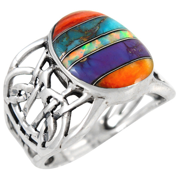 Multicolor Ring Sterling Silver R2437-C00