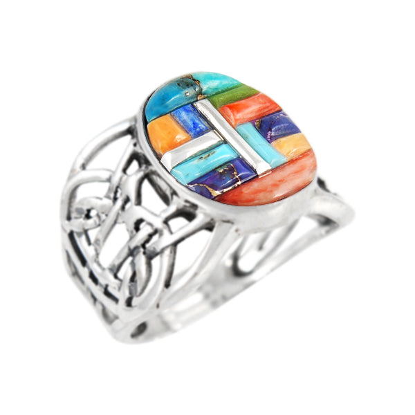 Multicolor Ring Sterling Silver R2437-C51