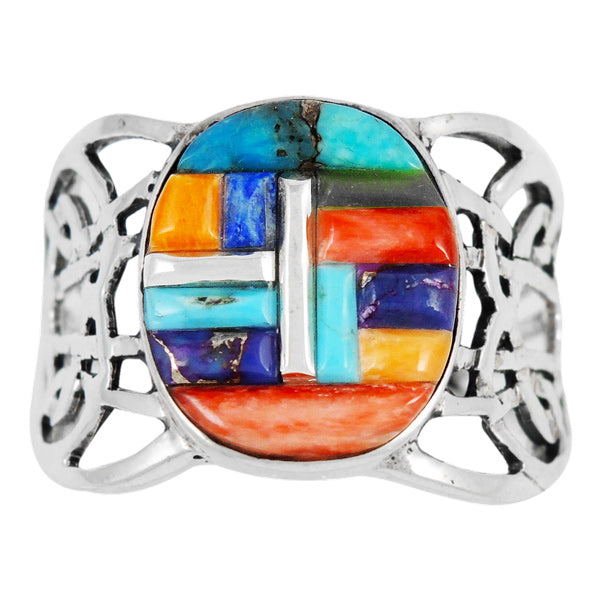 Multicolor Ring Sterling Silver R2437-C51