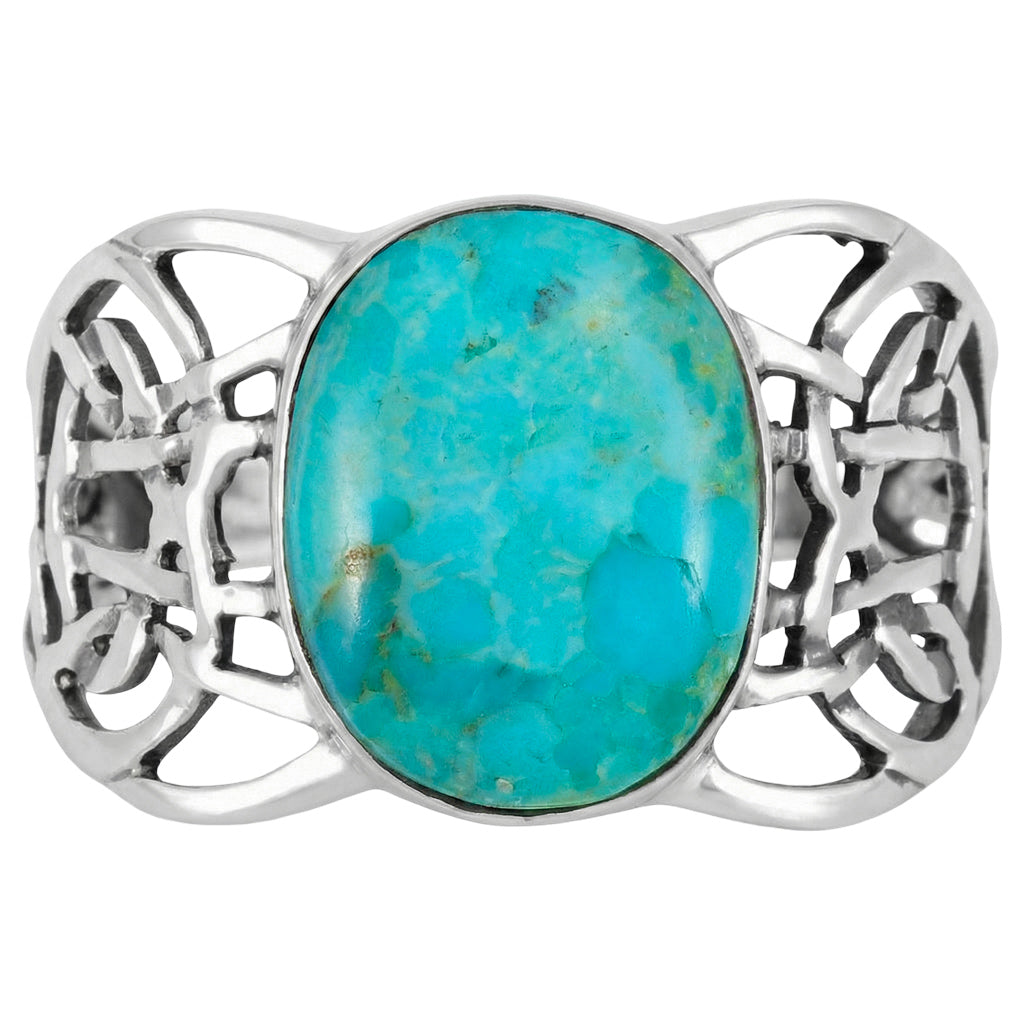 Turquoise Ring Sterling Silver R2437-C75