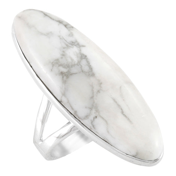 Howlite Ring Sterling Silver R2440-C103