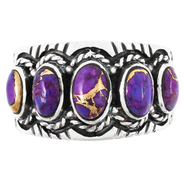Purple Turquoise Ring Sterling Silver R2442-C77