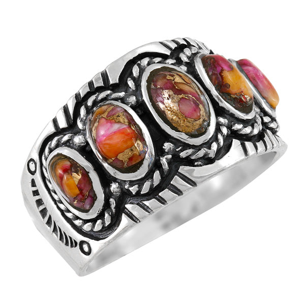 Plum Spiny Ring Sterling Silver R2442-C92