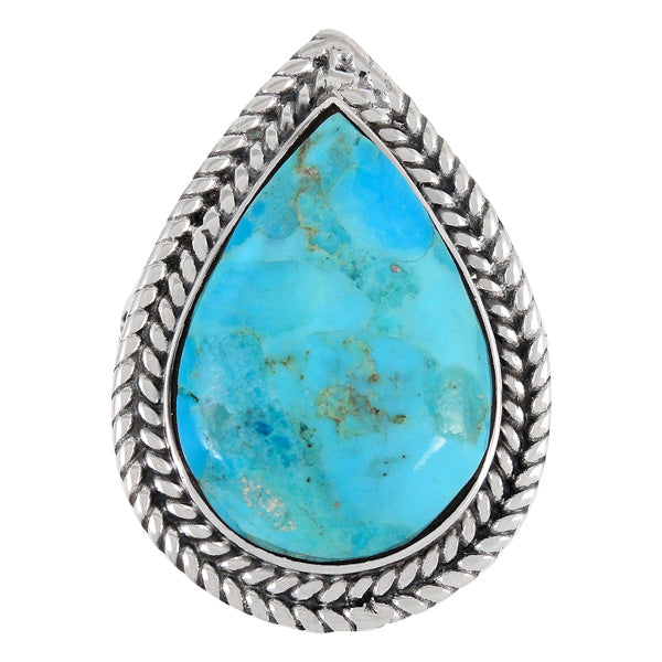 Turquoise Ring Sterling Silver R2443-C75