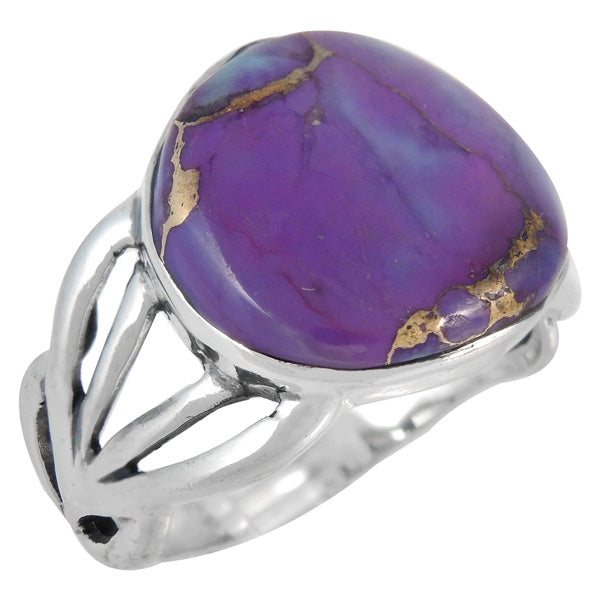 Purple Turquoise Ring Sterling Silver R2444-C77