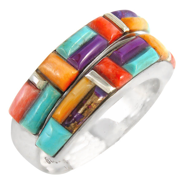 Multicolor Ring Sterling Silver R2446-C51