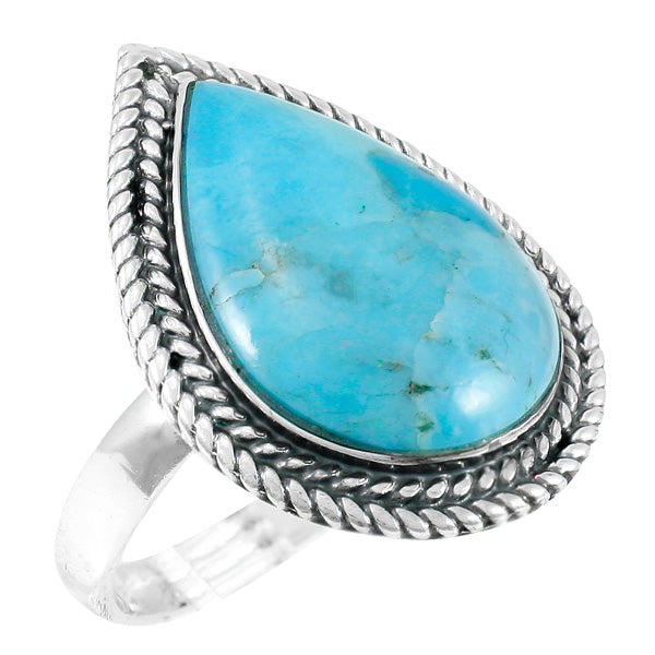 Turquoise Ring Sterling Silver R2450-C75