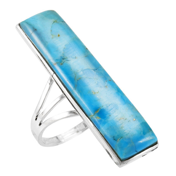 Turquoise Ring Sterling Silver R2456-C75
