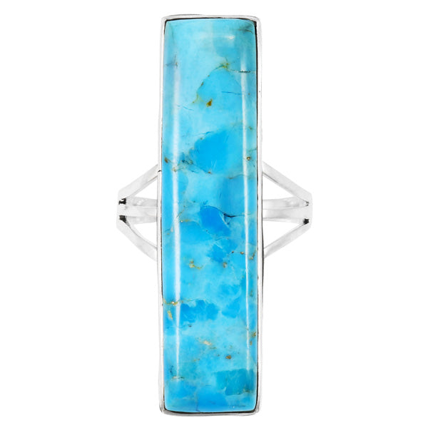 Turquoise Ring Sterling Silver R2456-C75