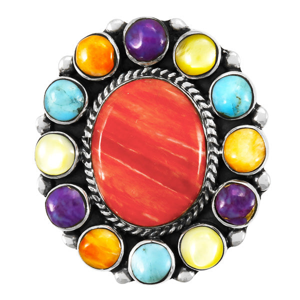 Multicolor Ring Sterling Silver R2457-C71