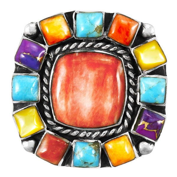 Multicolor Ring Sterling Silver R2458-C71