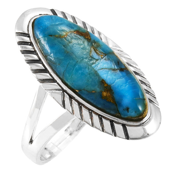 Matrix Turquoise Ring Sterling Silver R2459-SM-C84