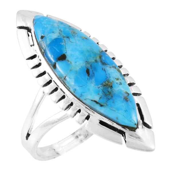 Turquoise Ring Sterling Silver R2461-C75