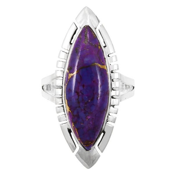 Purple Turquoise Ring Sterling Silver R2461-C77