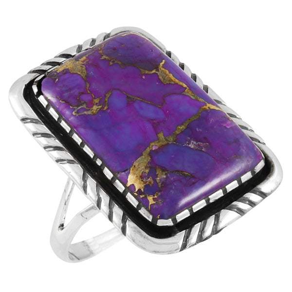 Purple Turquoise Ring Sterling Silver R2463-C77