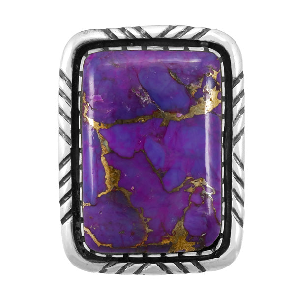 Purple Turquoise Ring Sterling Silver R2463-C77